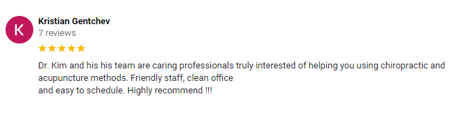 Chiropractic Mt Prospect IL Kristian Testimonial